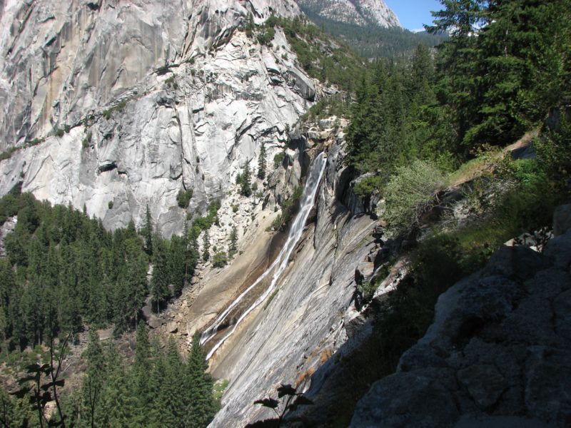 2008-08-22 Dome (54) Nevada Fall near empty